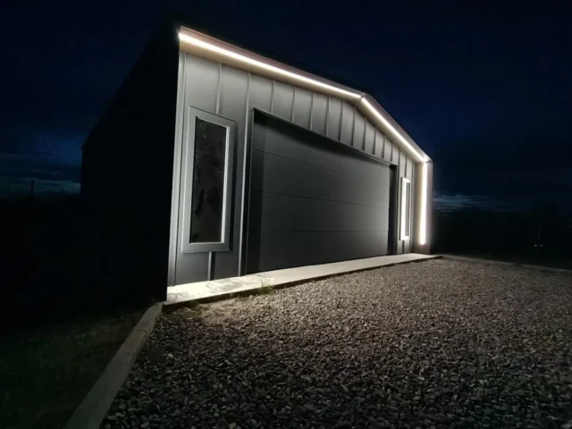 Garaż blaszany premium 6×6 m, woj. wielkopolskie — ujęcie 3