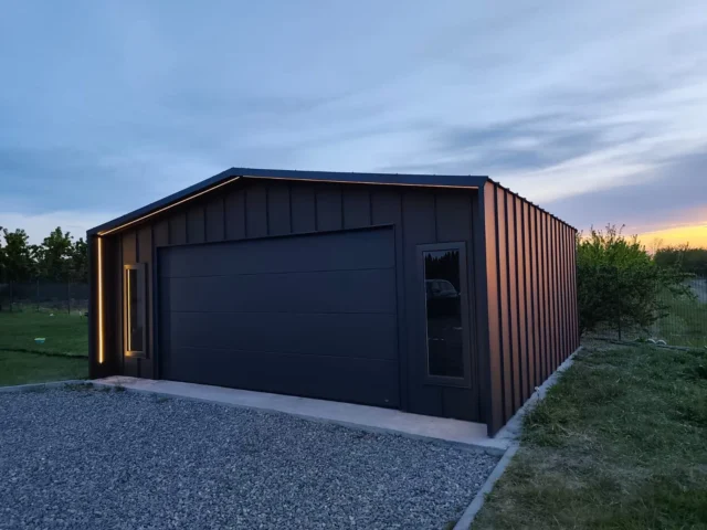 Garaż blaszany premium 6×6 m, woj. wielkopolskie — ujęcie 4