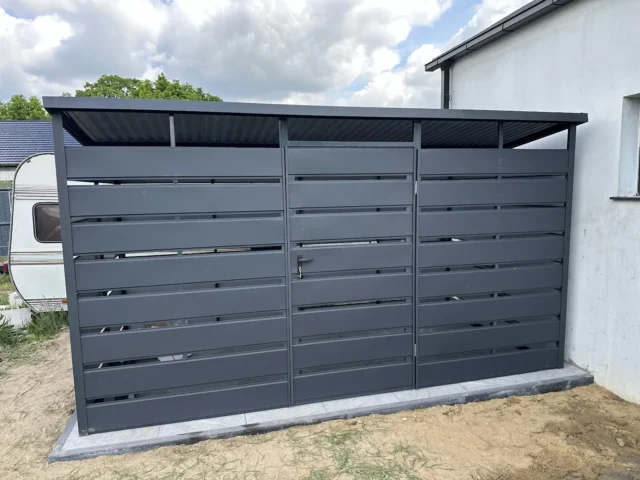 Wiata śmietnikowa 3,5×2 m, woj. opolskie — ujęcie 2