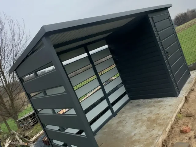 Wiata śmietnikowa 4×2 m, woj. opolskie — ujęcie 3
